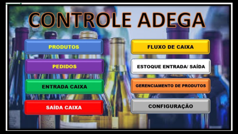 Controle ADEGA - Vendas, Financeiro e Estoque